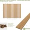 Ekena Millwork 48H x 1/4T Adjustable Wood Slat Wall Panel Kit w/ 3W Slats, Maple contains 15 Slats SWW60X48X0250MA - alternate 6